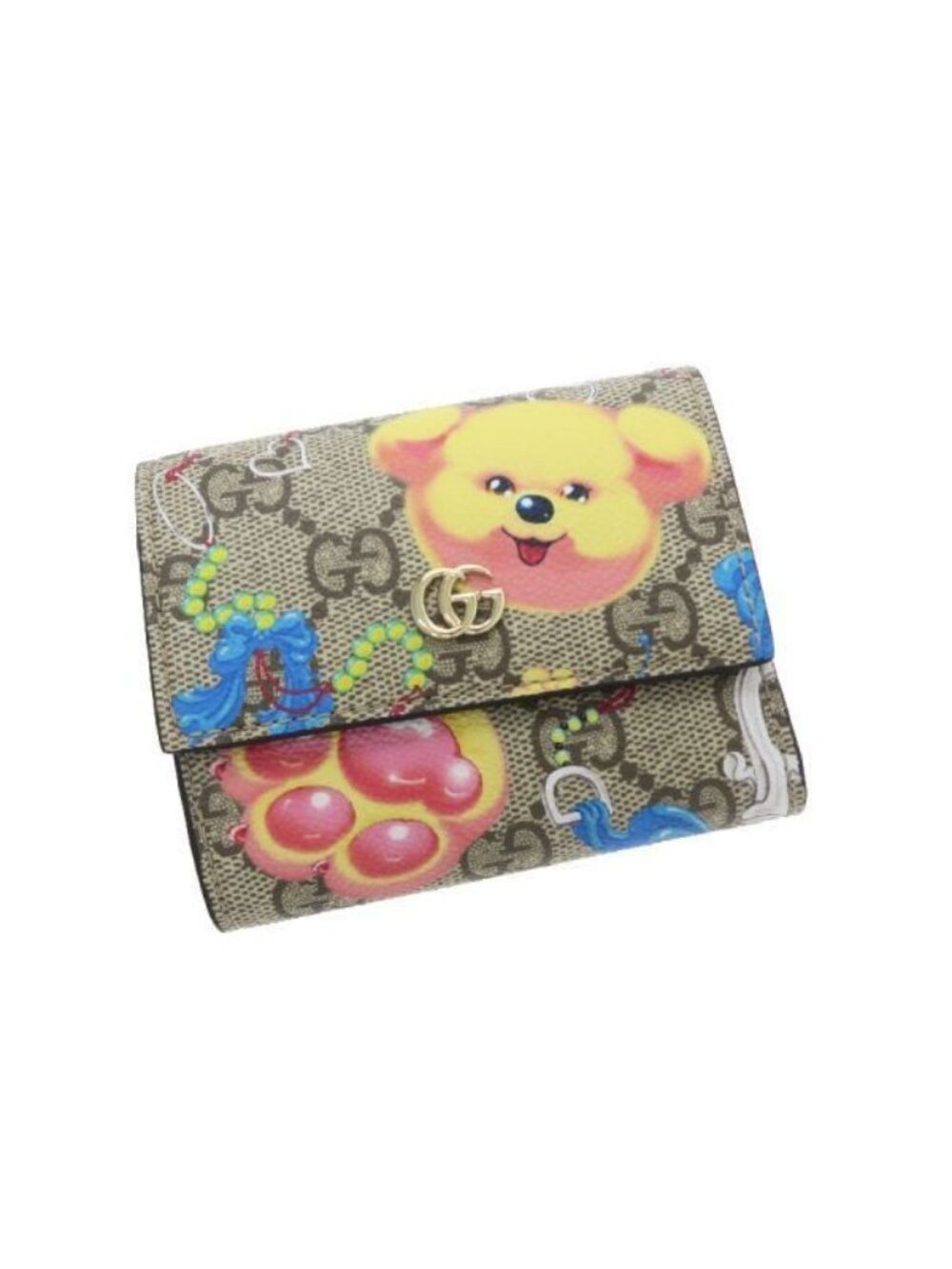 Gucci GG Supreme Compact Wallet